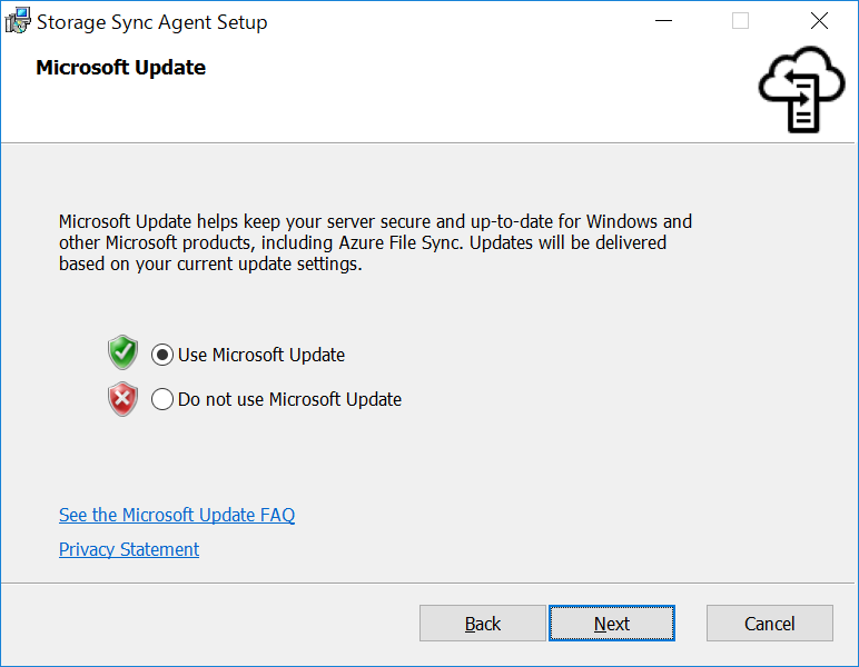 Storage Sync Agent Setup